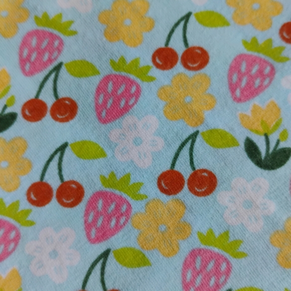 Cats Outfit Strawberry & Cherry Pattern Surgery Recovery Suit After Shaving - Picture 9 of 11